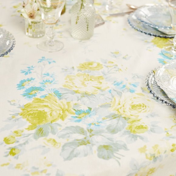 April Cornell Tablecloth Cottage Rose 36x36 NWT - Picture 4 of 4